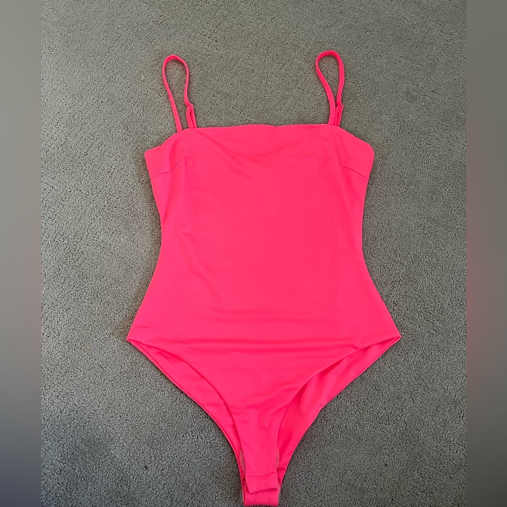 Princess Polly Neon Pink Bodysuit